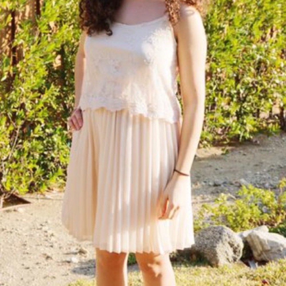 Girly blush dress